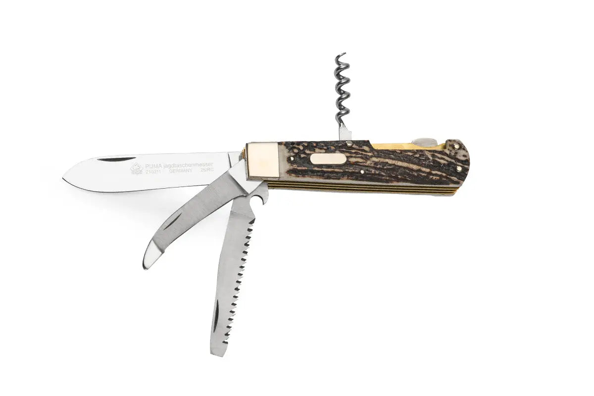 PUMA 4-Piece Hunting Pocket Knife FAOS Edition “Roe Deer”
